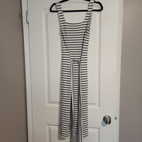 Dex Navy & White summer dress - Picture 3 of 7